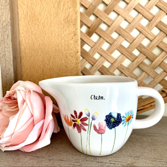 Rae Dunn 🌿 CREAM Floral Pitcher (NEW) - Picture 3 of 3